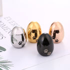 Le urne impermeabili dell'animale domestico Egg l'argento amichevole eco- di forma/nero/il colore oro di Rosa fornitore