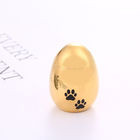 Le urne impermeabili dell'animale domestico Egg l'argento amichevole eco- di forma/nero/il colore oro di Rosa fornitore