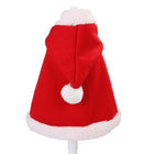 Il gatto di lusso di stile di Natale copre il peso rosso 0.15kg del mantello per il regalo/ricordo fornitore