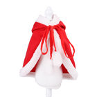 Il gatto di lusso di stile di Natale copre il peso rosso 0.15kg del mantello per il regalo/ricordo fornitore
