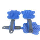 Forma speciale blu TPR/pp del peso 167g della spazzola per capelli dell'animale domestico di colore materiali fornitore