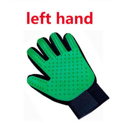 Colourful Cat / Dog Grooming Gloves Hair Deshedding Brush For Bath Clean