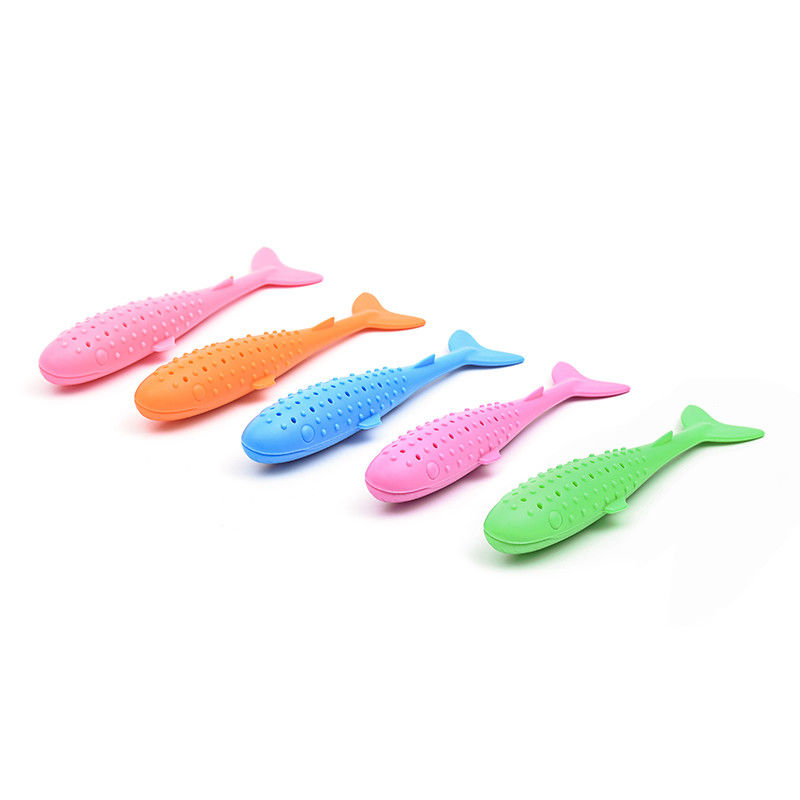 Tipo dimensioni antinvecchiamento durevole 165 * 35mm del pesce dei giocattoli del gioco dell'animale domestico del commestibile fornitore