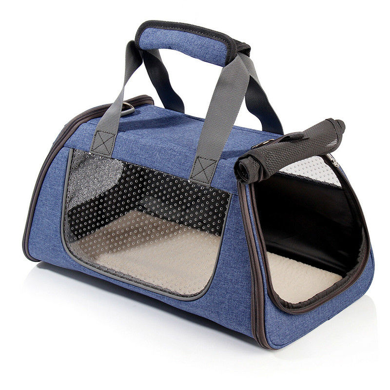 Il cucciolo di colore dei blu navy porta la borsa, capacità lavabile della borsa di viaggio del cane la grande fornitore