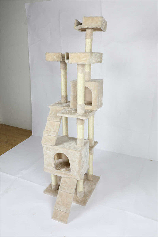 Progettazione livellata amichevole della struttura di scalata del gatto di Eco multi con le pertiche molli fornitore